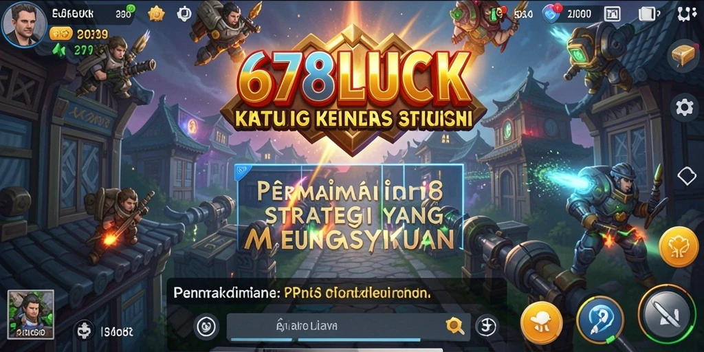 Tampilan gameplay menarik dari 678LUCK yang penuh aksi.
