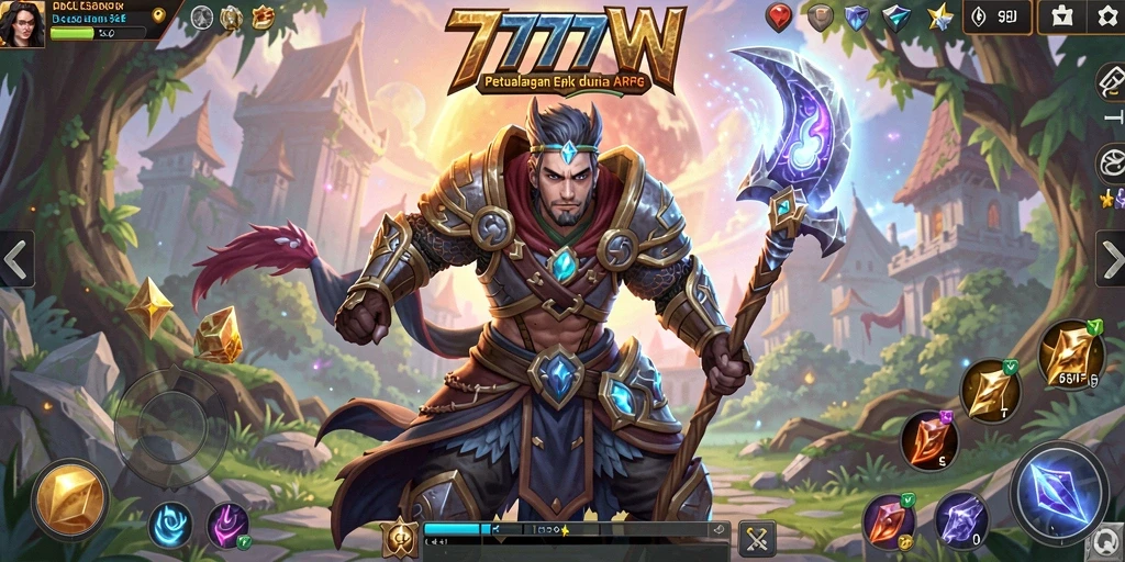 Screenshot menampilkan gameplay seru dalam petualangan ARPG