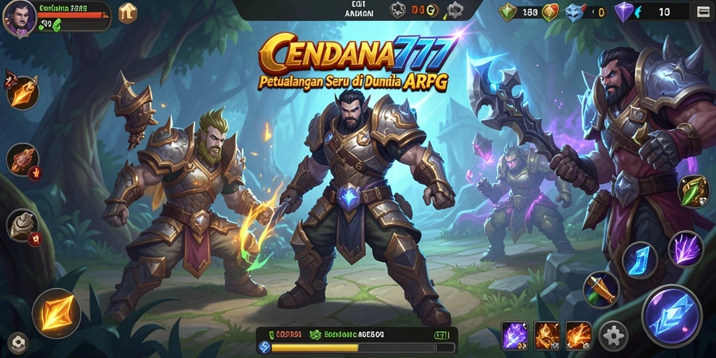 Screenshot gameplay CENDANA777 menunjukkan aksi seru di dunia ARPG.