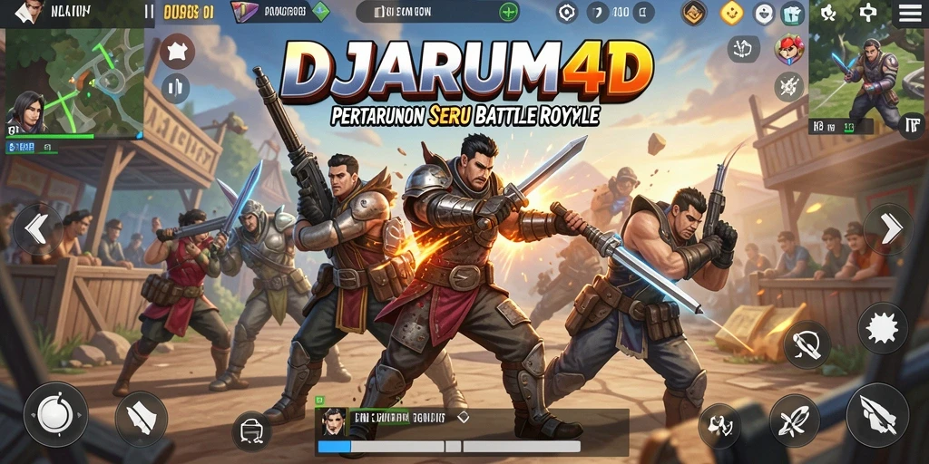 Tampilan gameplay seru dari DJARUM4D yang menghentak.