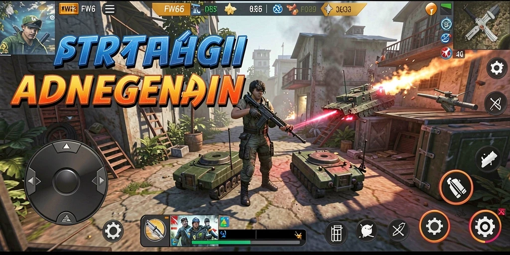 Tampilan gameplay dinamis dan strategis dalam FW66.