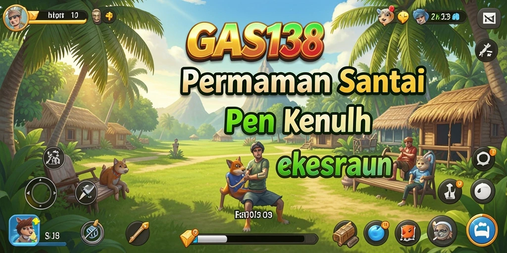 Tampilan gameplay GAS138 yang ceria dan menghibur.
