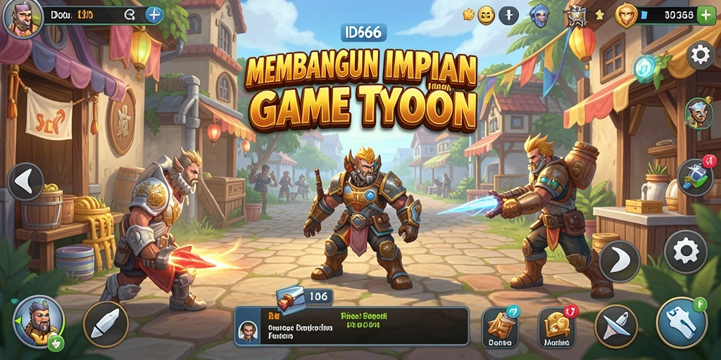 Tangkapan layar utama ID66 menunjukkan interaksi gameplay yang menyenangkan.