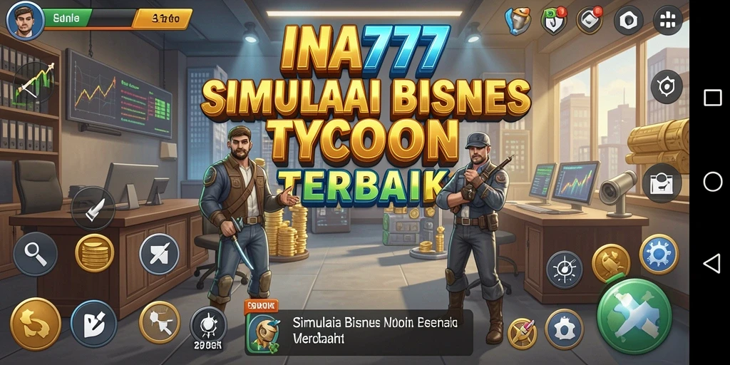 Tangkapan layar gameplay <strong>INA777</strong> yang menunjukkan simulasi manajemen bisnis yang mendebarkan.