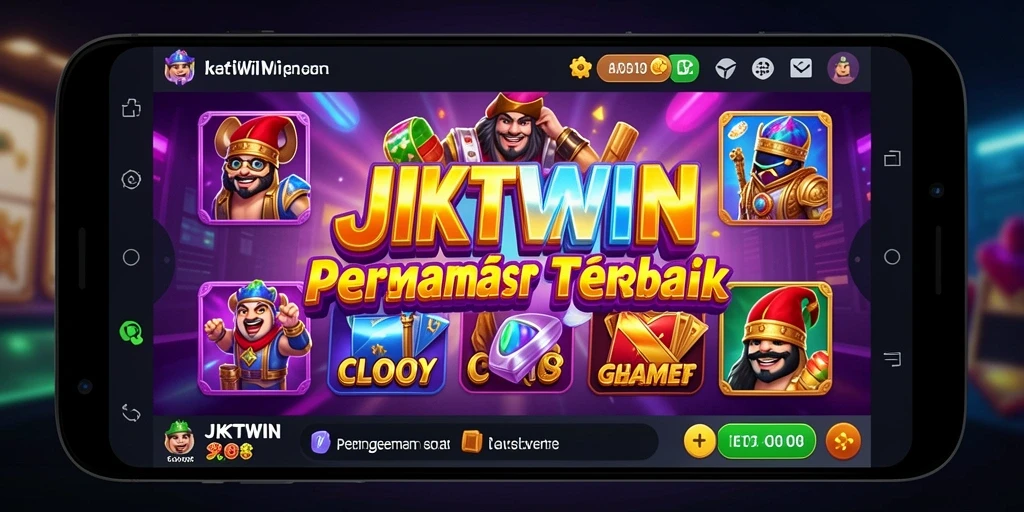 Screenshot gameplay JKTWIN menampilkan putaran Slot yang seru dan menarik.