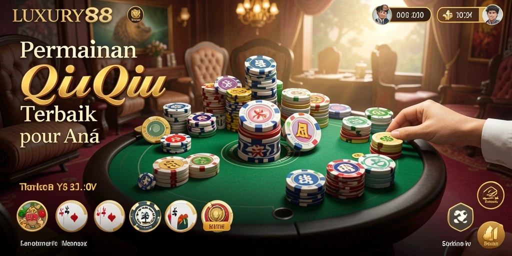 Tampilan gameplay QiuQiu yang mendebarkan dan penuh strategi.