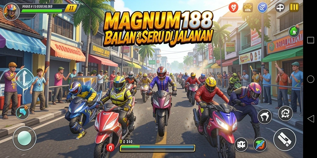 Gameplay Racing spektakuler dengan grafis yang menawan.
