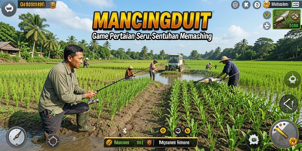 Tangkapan ikan seru dalam MANCINGDUIT yang menambah keseruan game Farming.