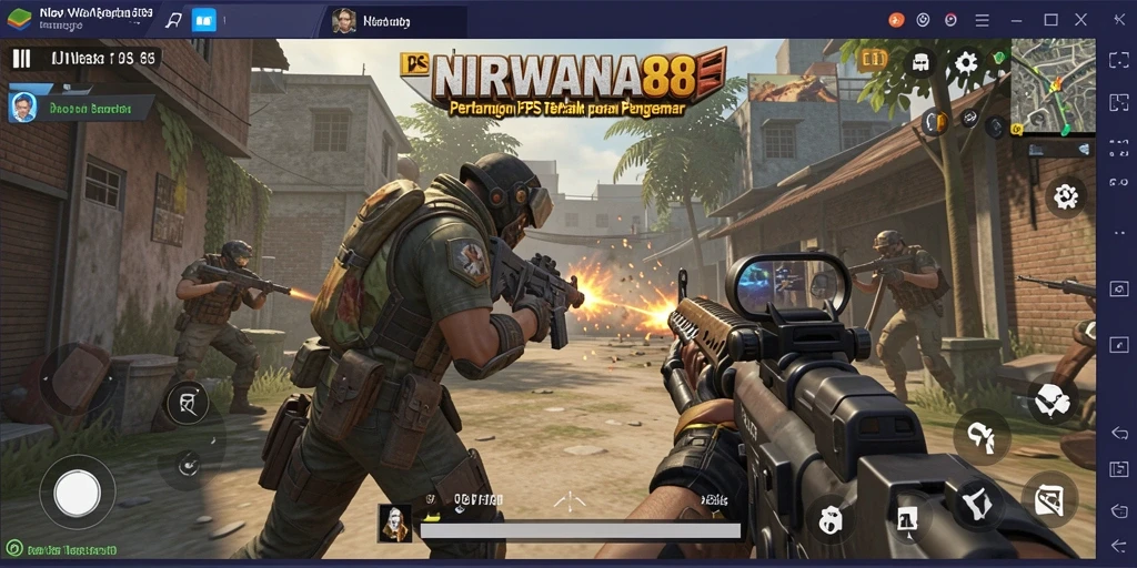 Tampilan gameplay NIRWANA88 yang intens dan seru.