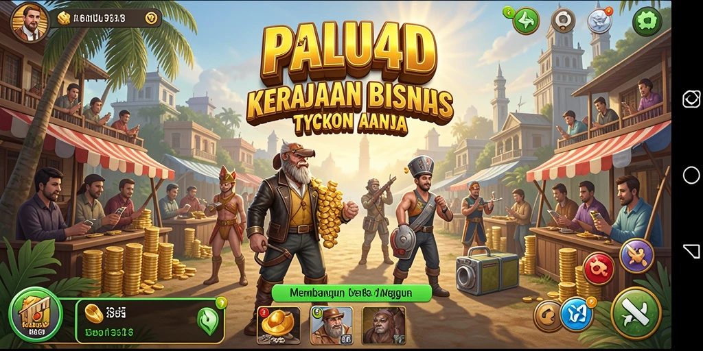 Tangkapan layar tampilan gameplay PALU4D yang seru dan penuh strategi Tycoon.