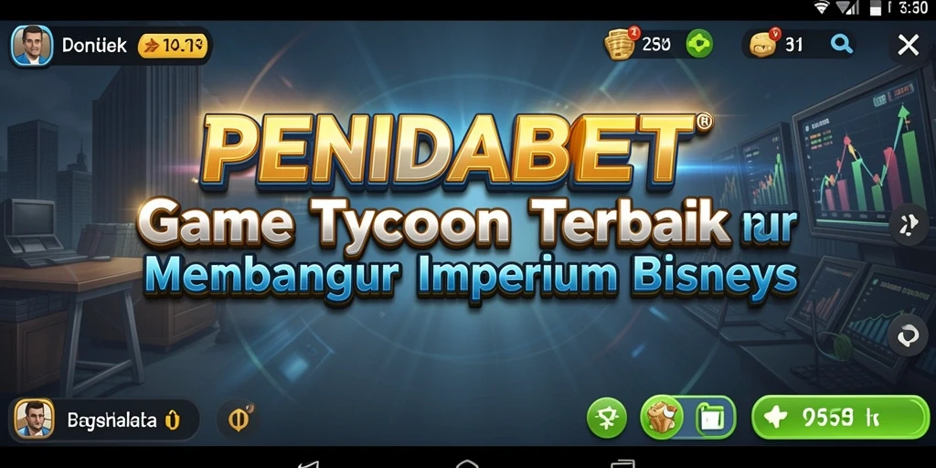 Screenshot gameplay PENIDABET yang menampilkan aktivitas bisnis yang dinamis.
