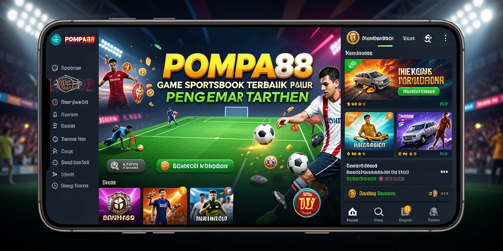 Screenshot POMPA88 menampilkan antarmuka taruhan yang menarik dan informatif.