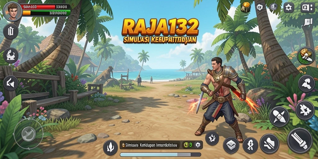 Tangkapan layar menunjukkan gameplay interaktif RAJA132 yang menawan.