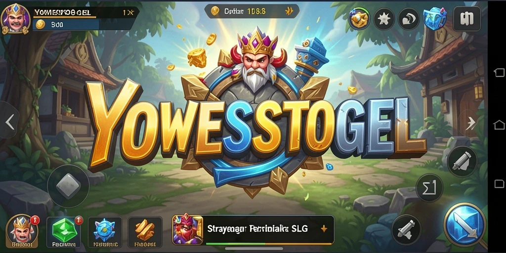 Tampilan gameplay YOWESTOGEL yang seru dan menantang di layar.